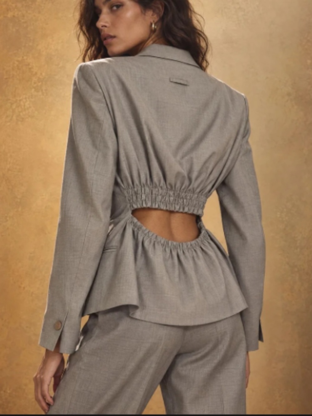 Vintage Jean Paul Gaultier open-back blazer late 90’s runway